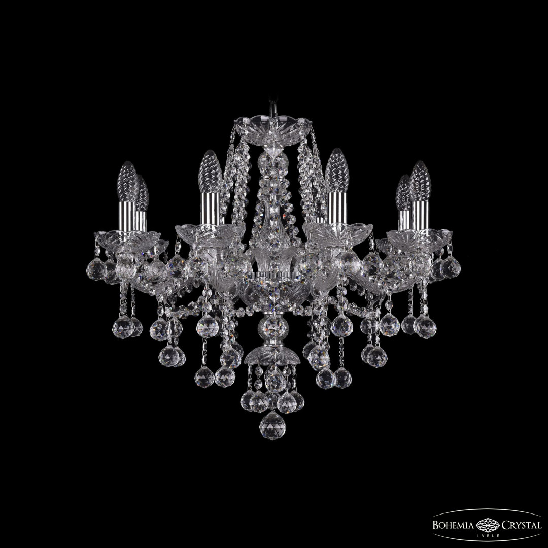 Люстра хрустальная 1415/8/200 Ni Balls