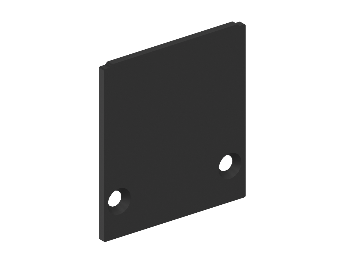 Боковая  глухая заглушка для профиля Donolux CAP18506RAL9005