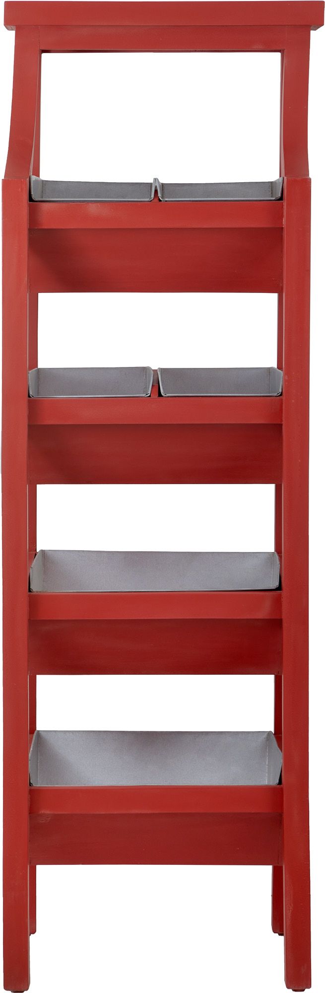 Стеллаж интерьерный Ретро Glasar 83494-RED