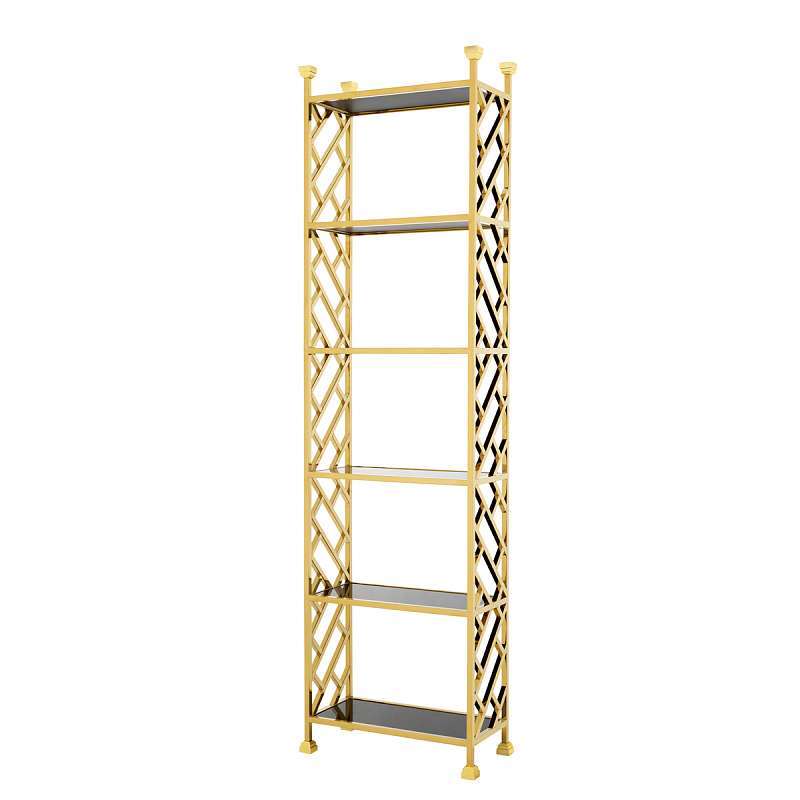 Этажерка Eichholtz Cabinet Skyler gold finish 110068