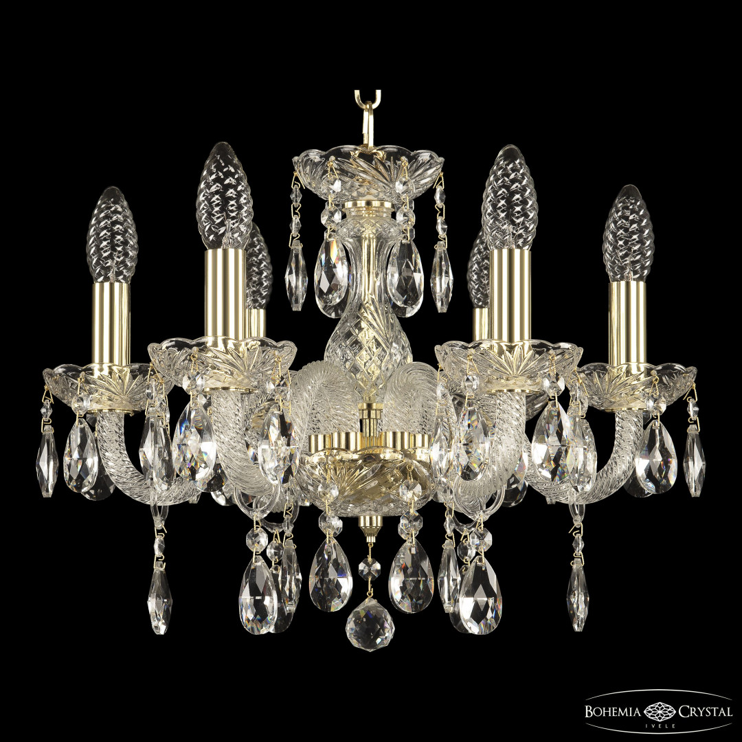 Люстра хрустальная 117/6/141 G Bohemia Ivele Crystal
