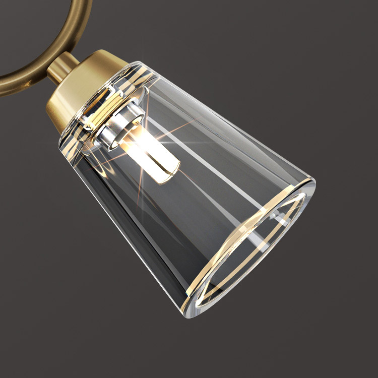 Потолочный светильник ADRIELL CH Brass by ImperiumLoft