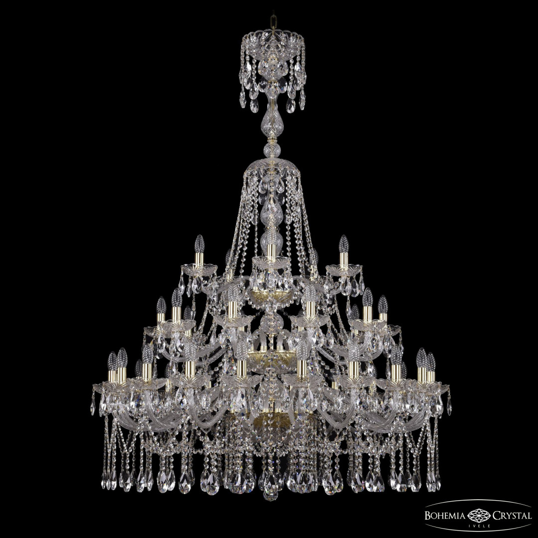 Люстра хрустальная 1413/20+10+5/400/XL-158/3d G