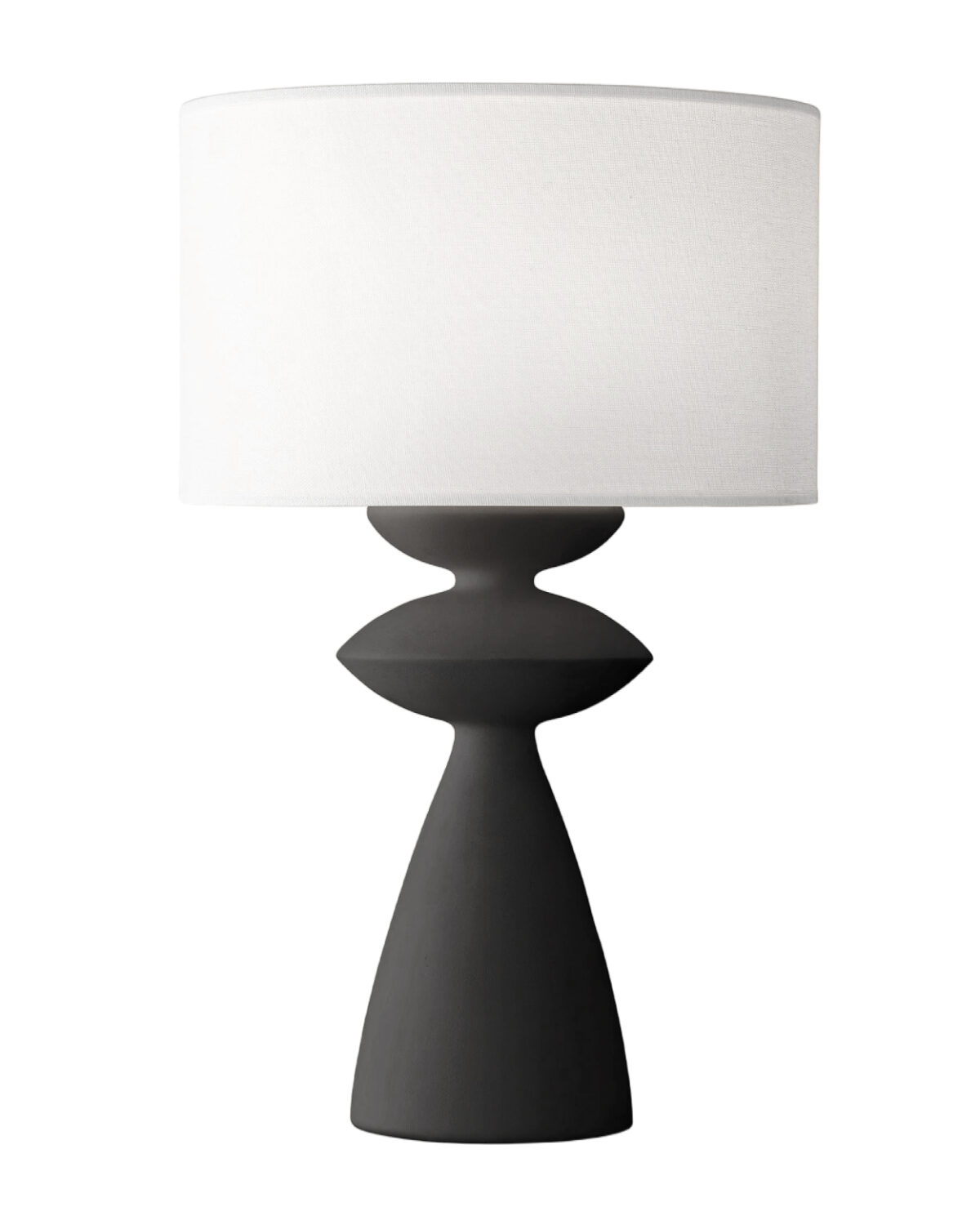 Черная настольная лампа Анза Louvre Home 3115TB