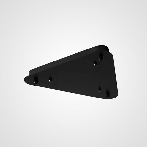 Основание на потолок Beat black trio round pendant system by ImperiumLoft