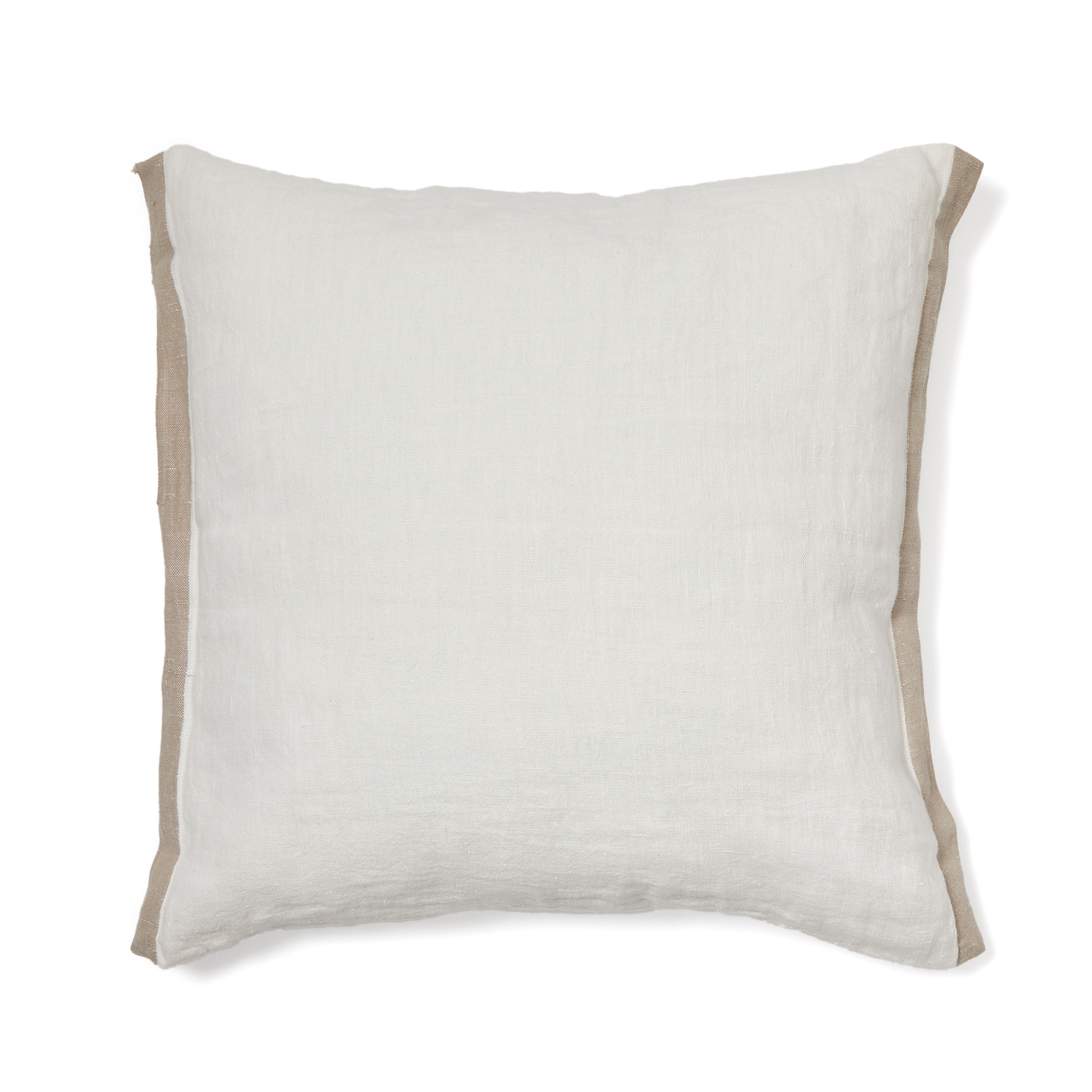 Чехол для подушки Suerta белого и бежевого цвета, 100% лен, 45 x 45 La Forma (ex Julia Grup)