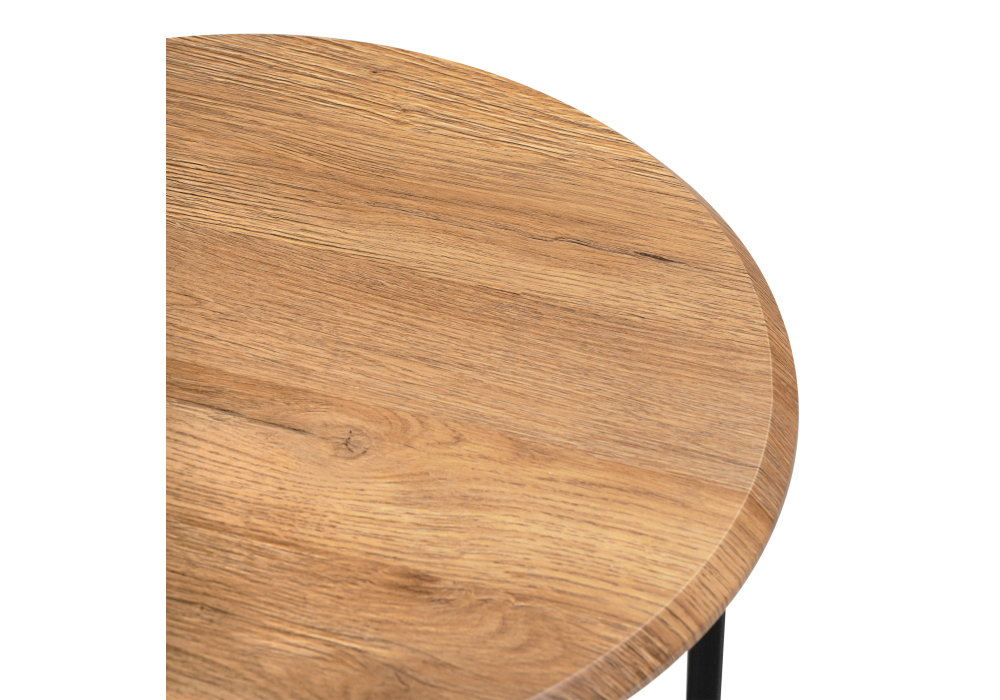 Журнальный стол Woodville Грейс дуб вотан / черный 516568