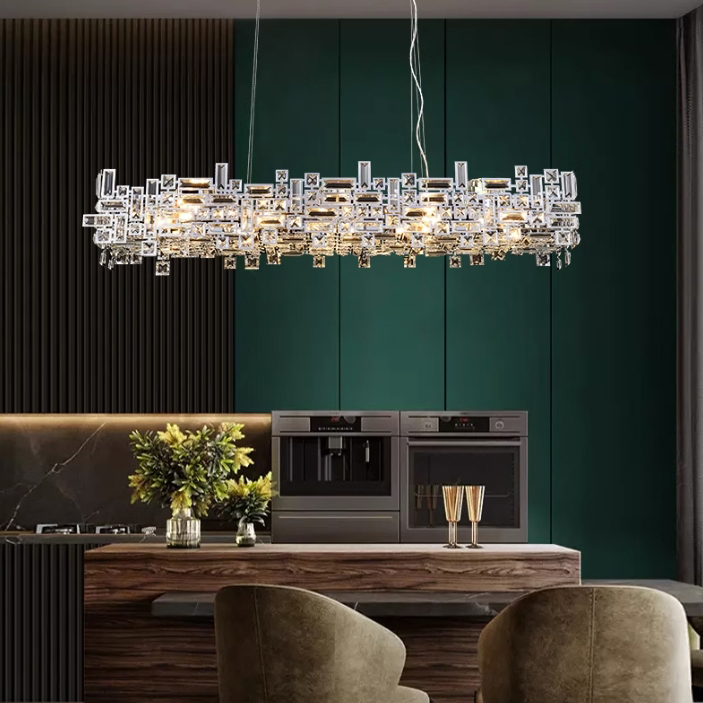 Реечный, рядный светильник MILLARD L120 Chrome by ImperiumLoft