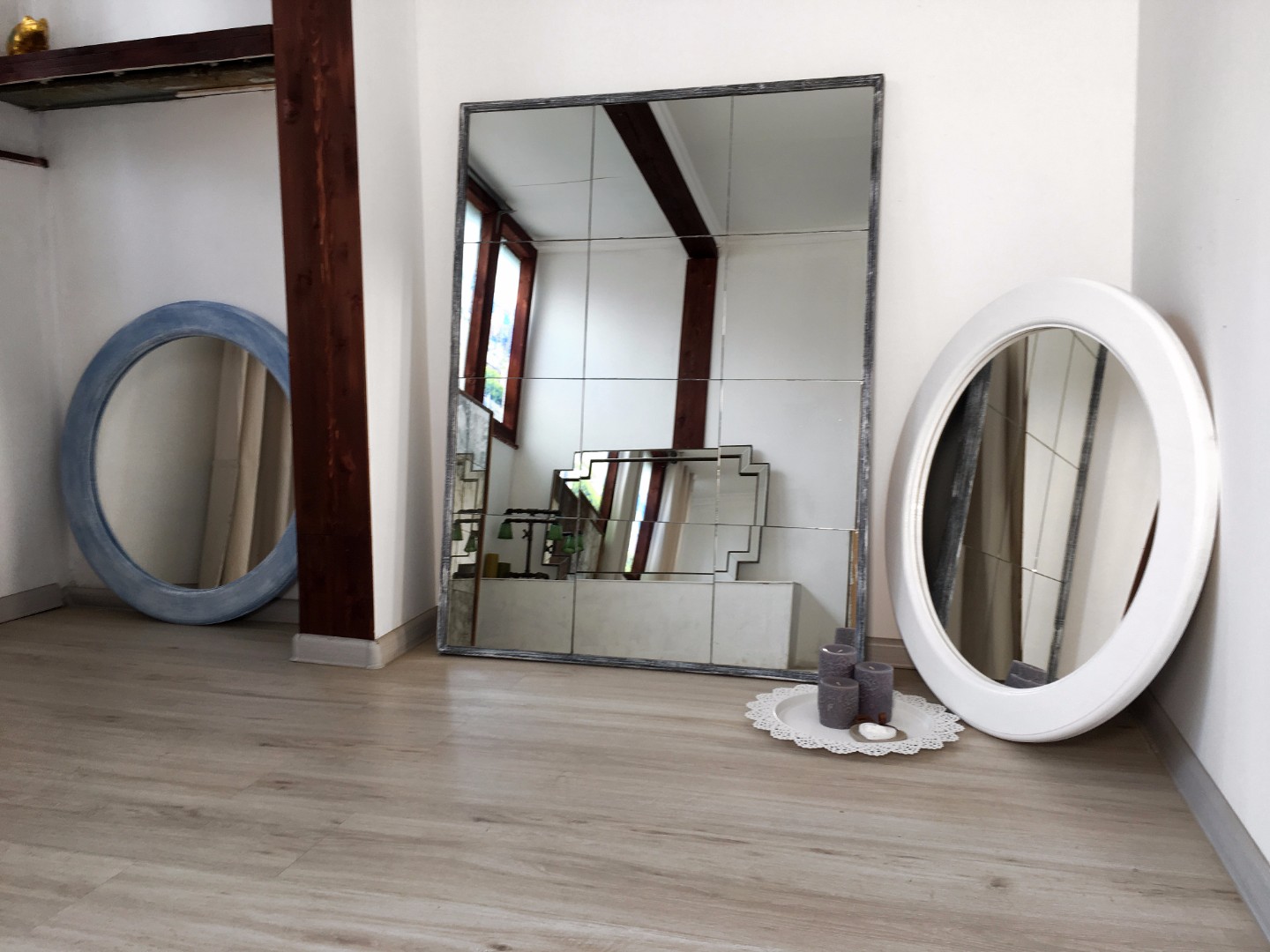 Зеркало BountyHome Window White mv102-59-white