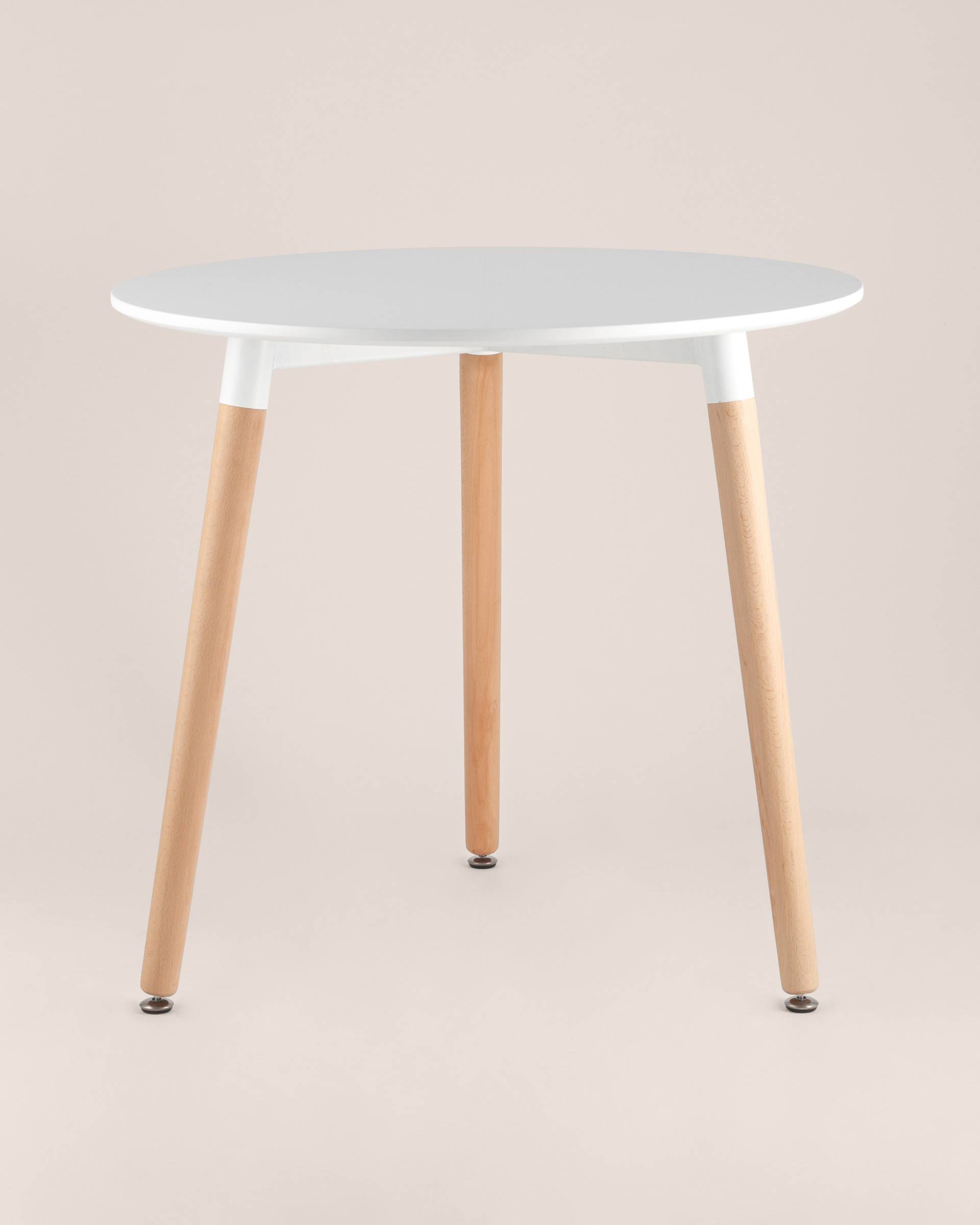 Стол круглый EAMES DST NEW D80 белый Stool Group