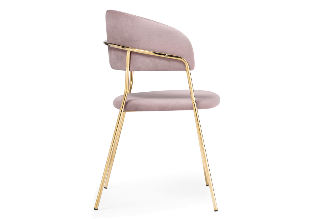 Стул Woodville Kamelia pink / gold 15321