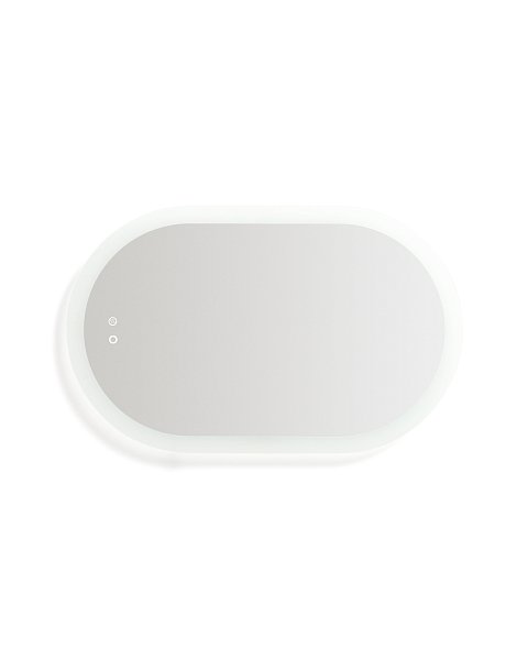 Овальное зеркало для ванной Mervi со LED подсветкой и защитой от запотевания 80 x 50 см La Forma (ex Julia Grup)