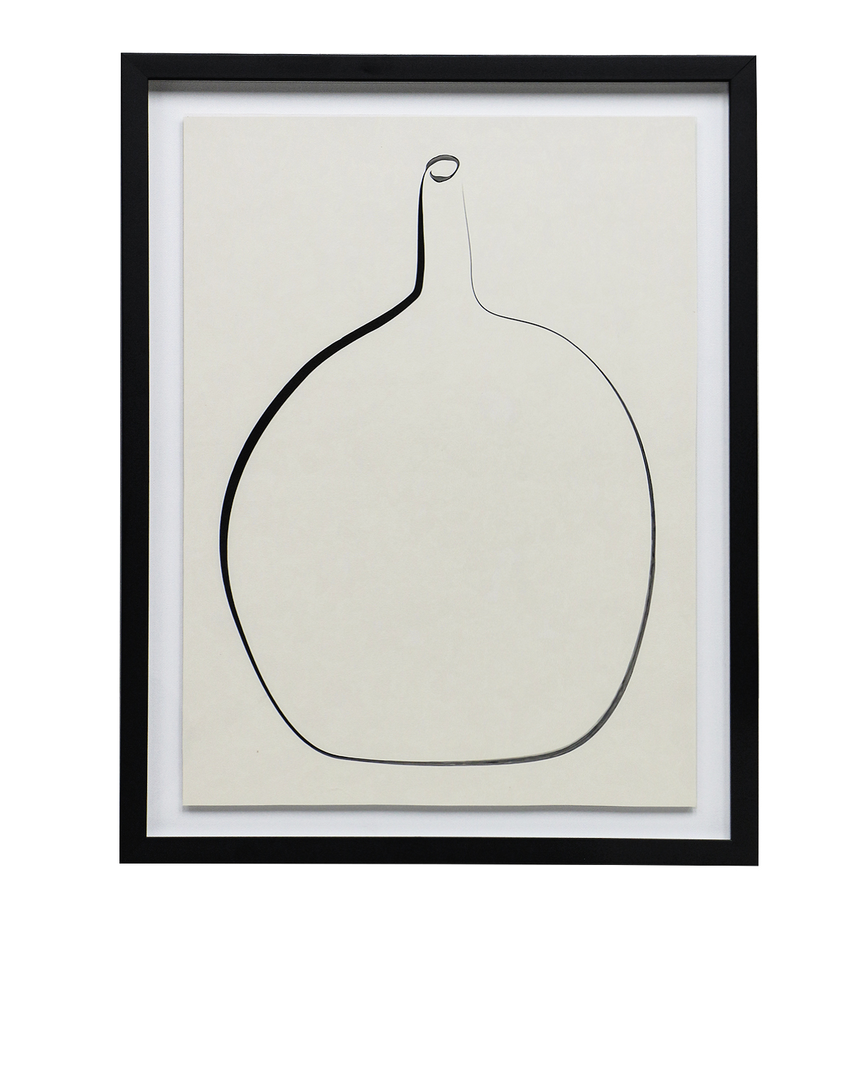 Постер Drawing Vase с чёрной рамой Louvre Home DPP370924VHS