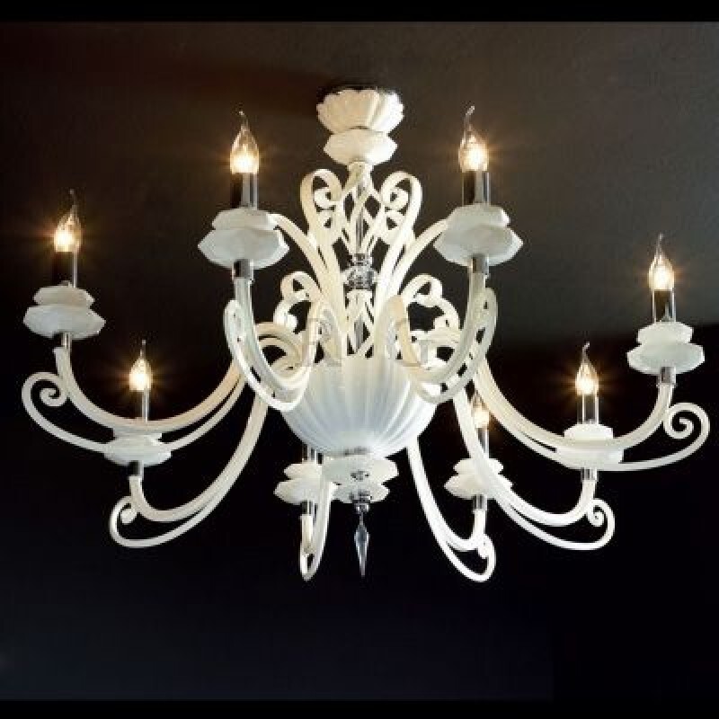 Люстра EUROLUCE ALICANTE WHITE S8