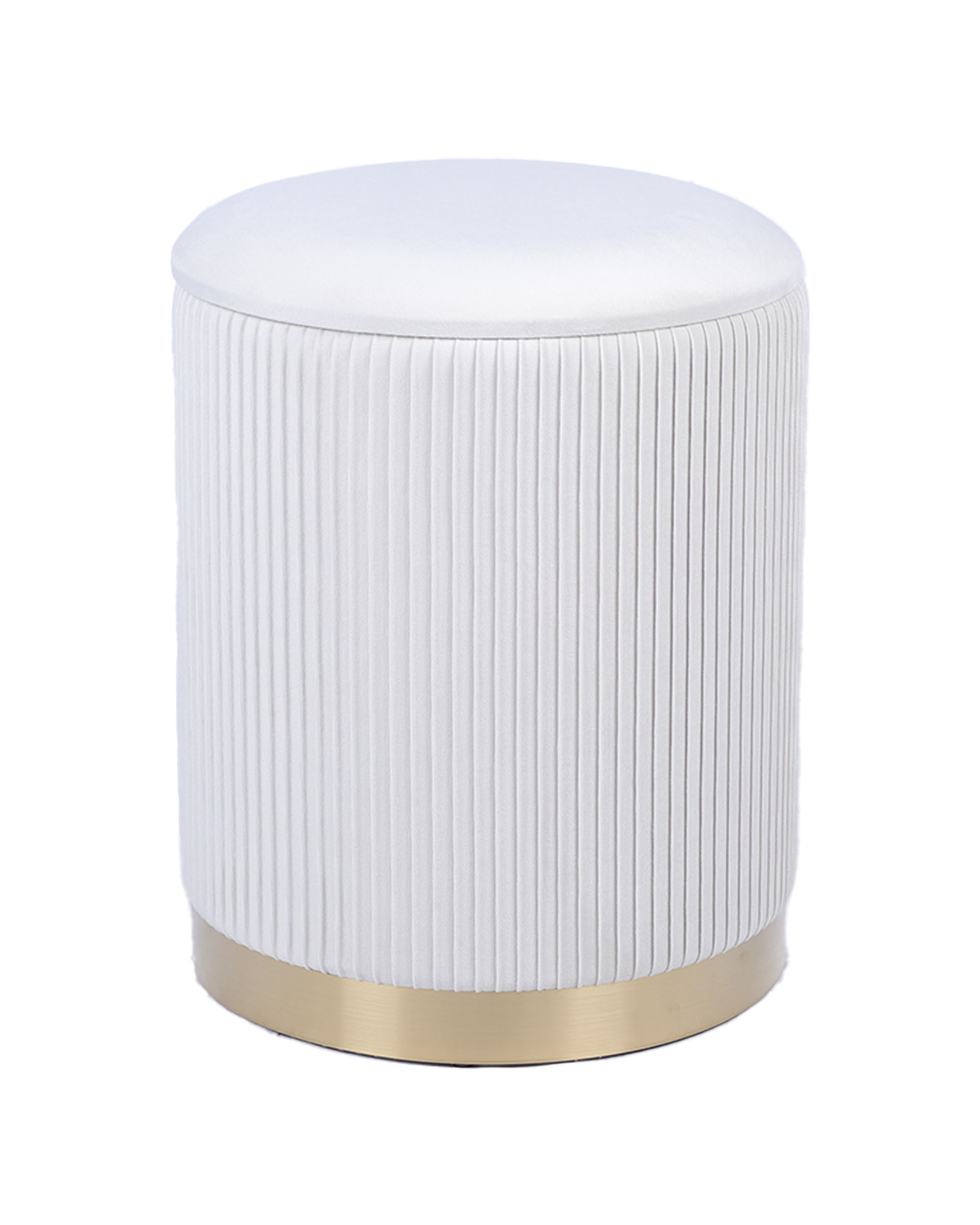 Пуф Шарлотта с ящиком велюр бежевый Stool Group