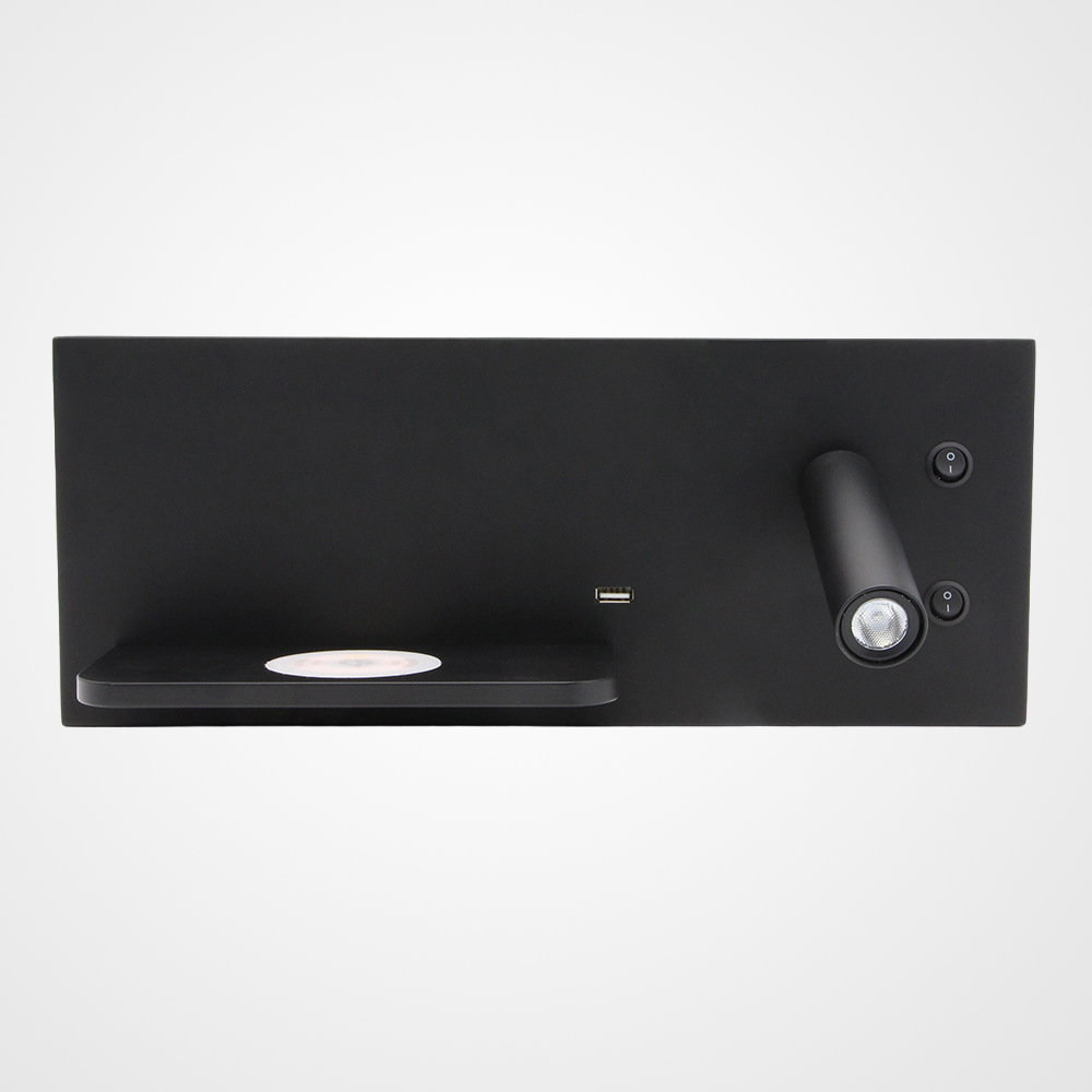 Настенный светильник GENIUS Right Black by ImperiumLoft