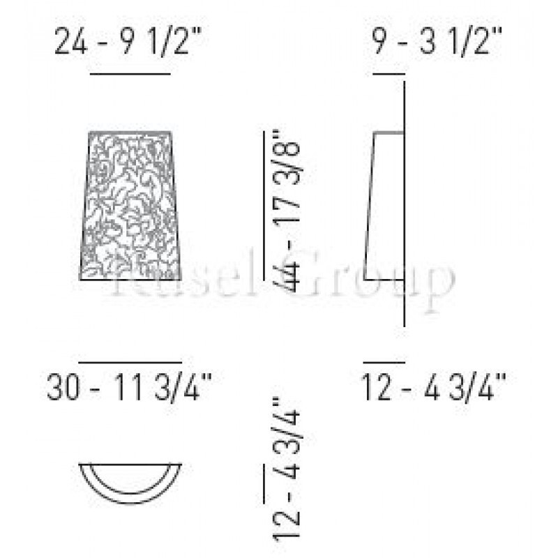 Настенный светильник Axo Light DAMASCO AP 30