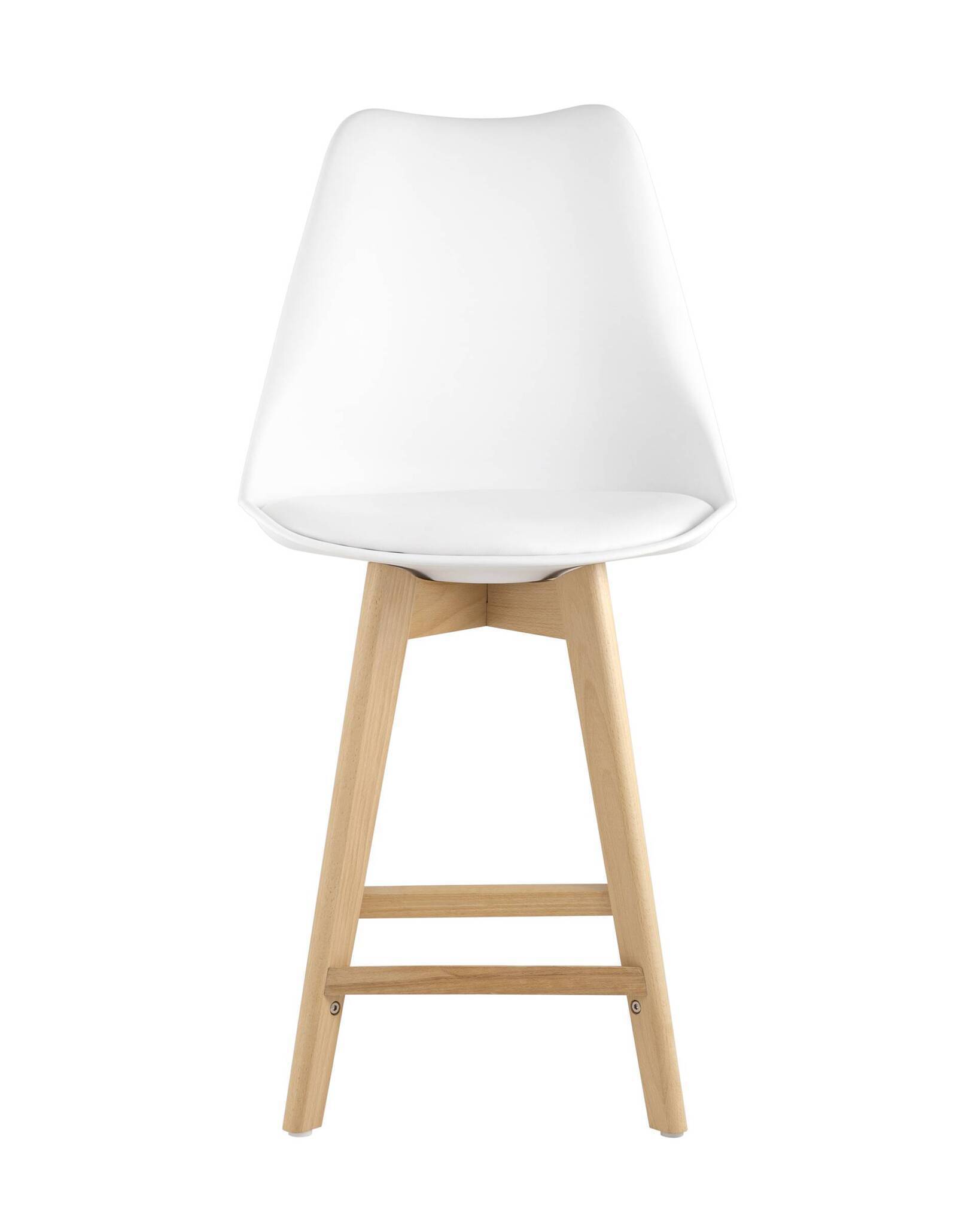 Стул полубарный FRANKFURT белый Stool Group