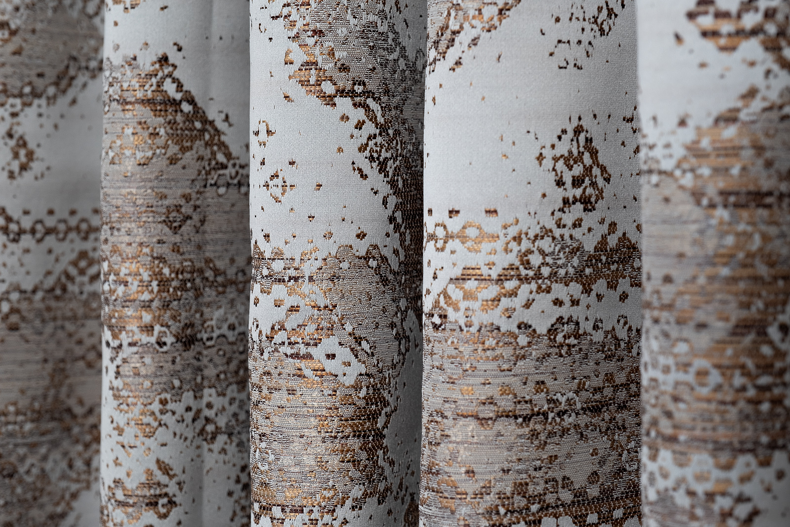 Портьера Bromley 275х260см голубая Garda Decor 121GD-00012