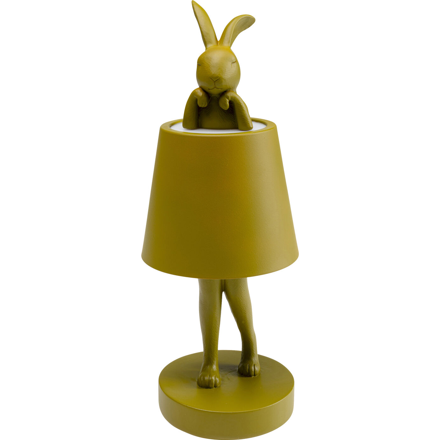 Светильник настольный Animal Rabbit LED Grey 29cm KARE 58429