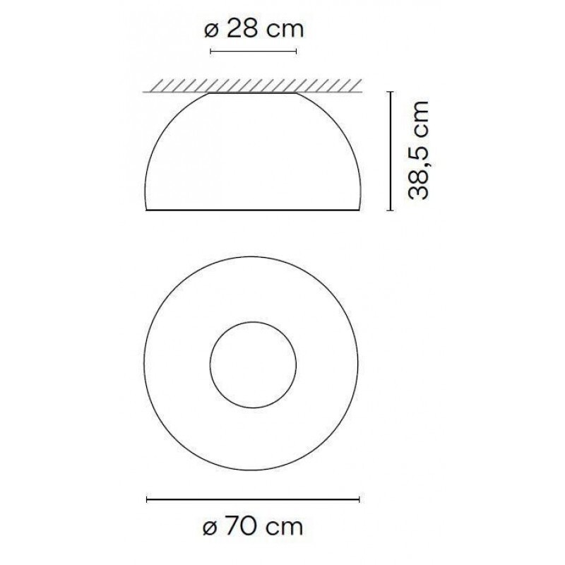 ПОТОЛОЧНЫЙ СВЕТИЛЬНИК  VIBIA Duo 4878