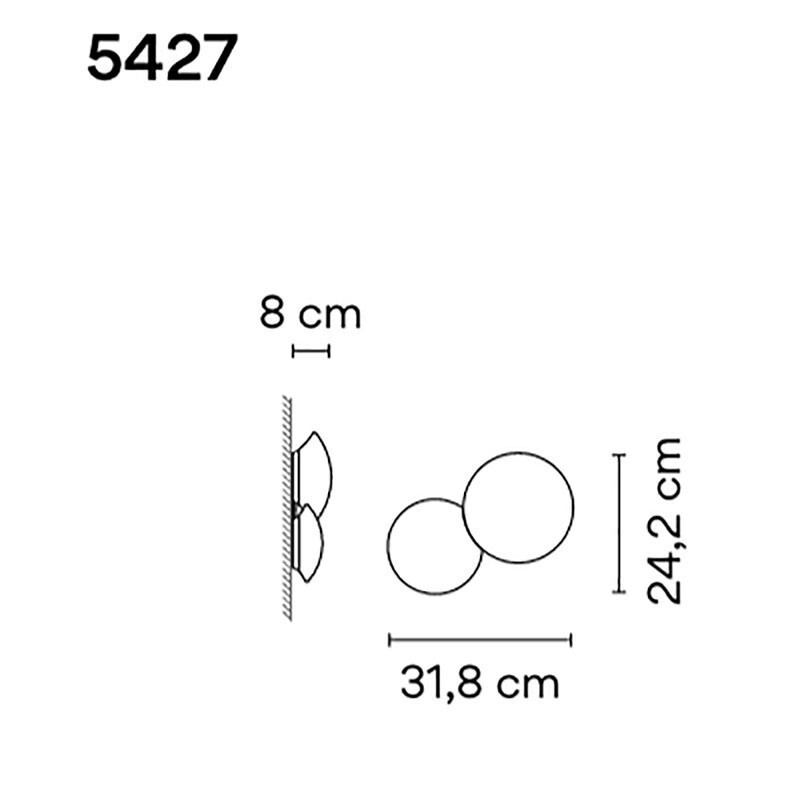 ПОТОЛОЧНЫЙ СВЕТИЛЬНИК VIBIA Puck 5427
