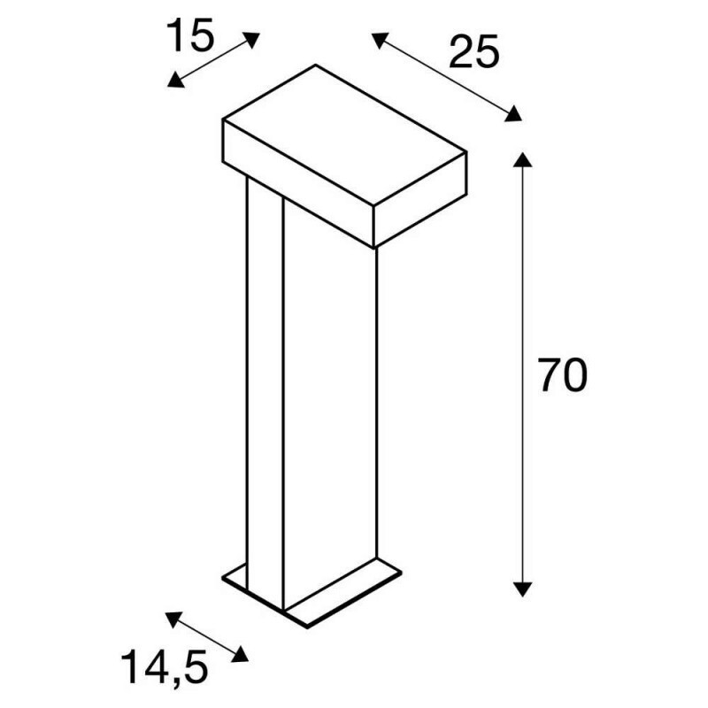 Столб уличный SLV 1001824