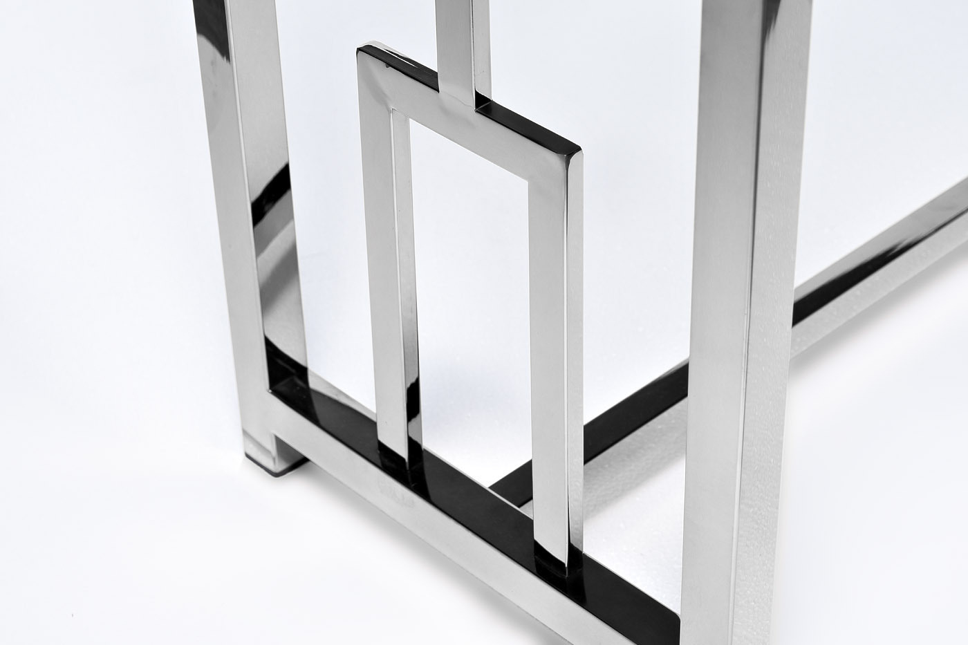 Консоль прозрачное стекло/хром Garda Decor 47ED-CST072