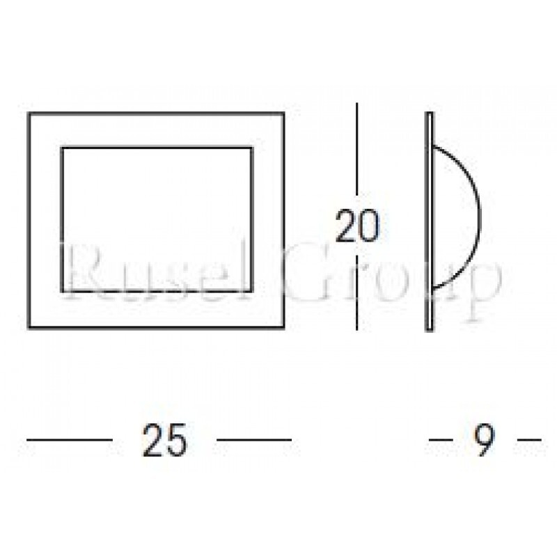 Настенно-потолочный светильник Linea Light Metal Wally 537K