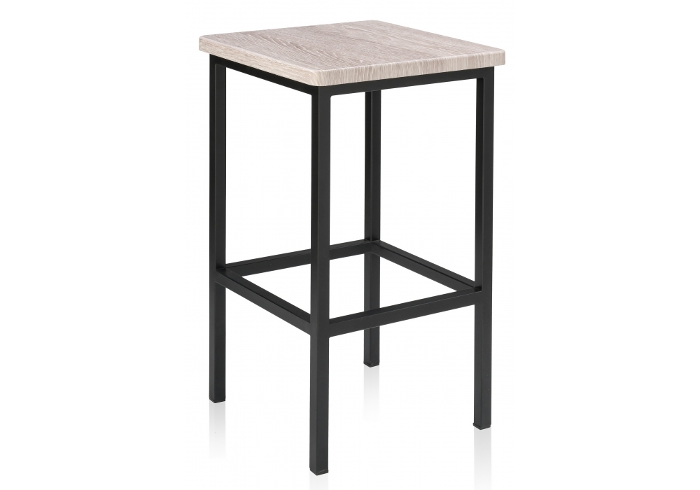 Барный стул Woodville Лофт филадельфия грей / черный матовый 432937