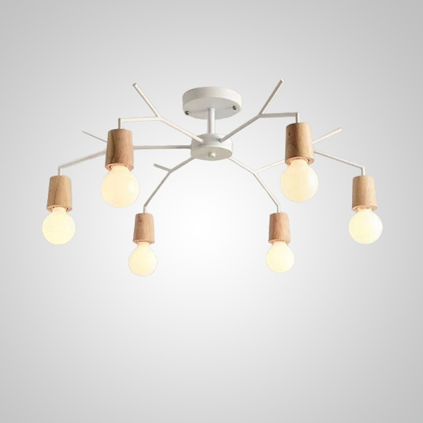 Люстра на штанге LES L6 White by ImperiumLoft