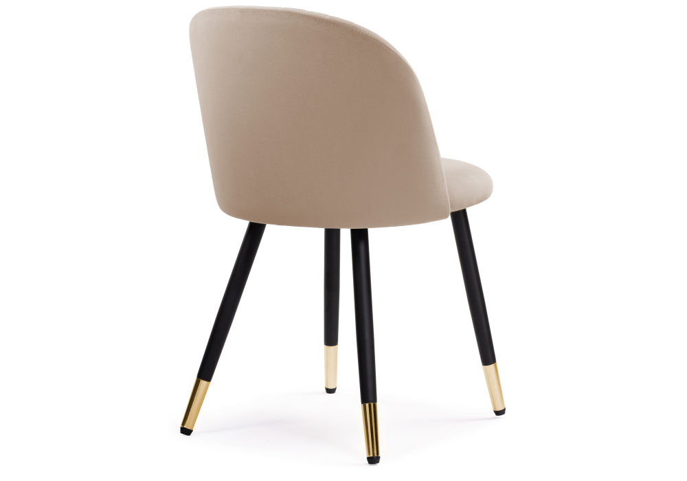 Стул Woodville Gabi dark beige / black / gold 15380