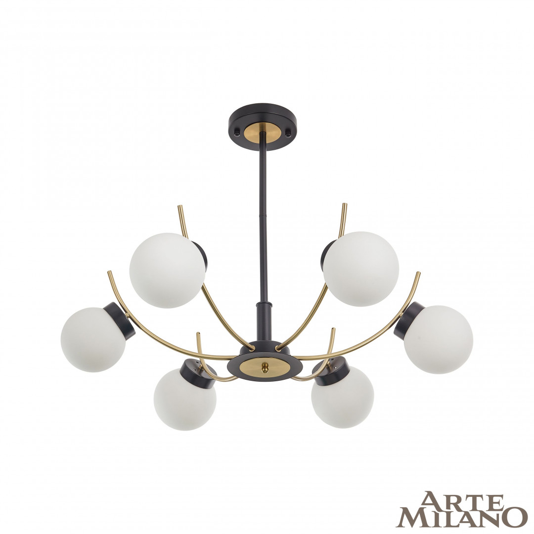 Люстра 276169/6 BK/GD Arte Milano