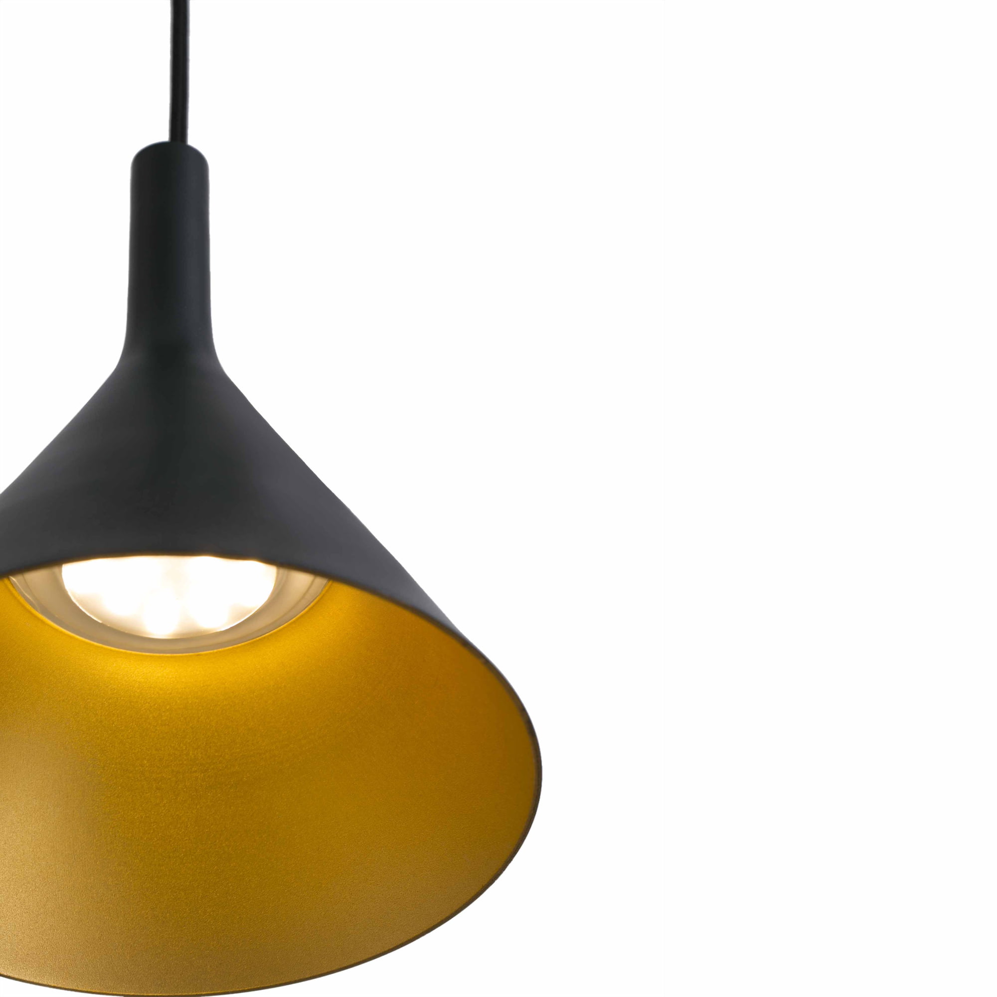 Подвес Pam-P Led черный с золотым Faro