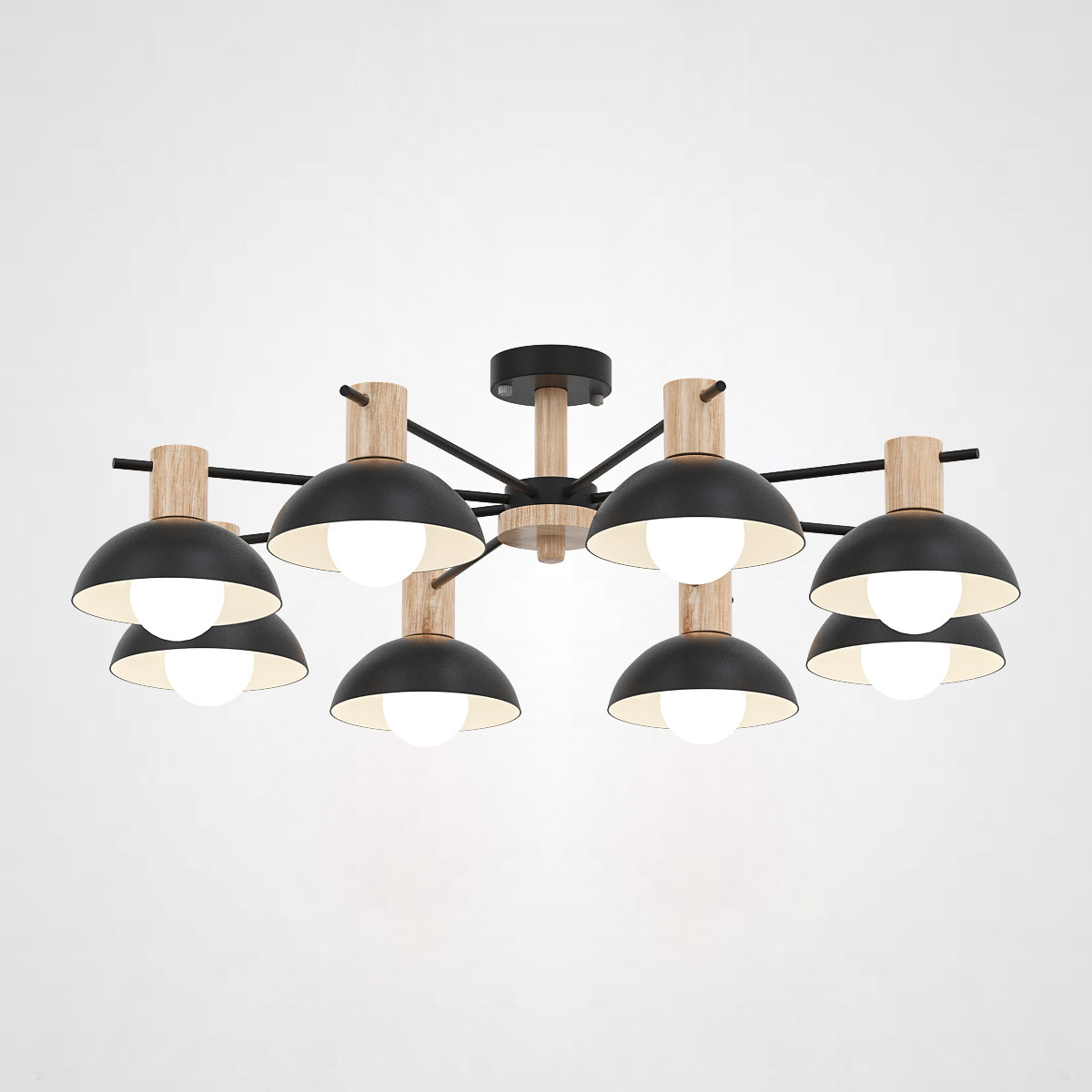 Люстра на штанге DOS D83 Black by ImperiumLoft