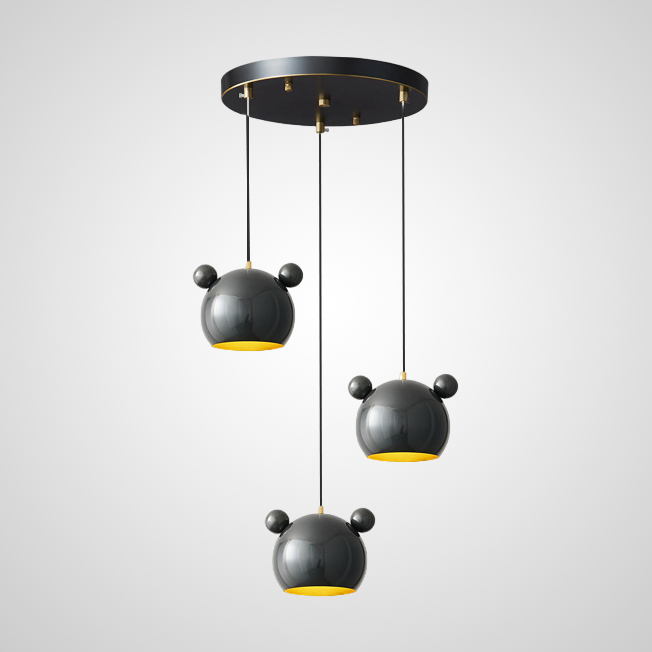 Подвесной светильник BEAR COMBO D25 Black by ImperiumLoft