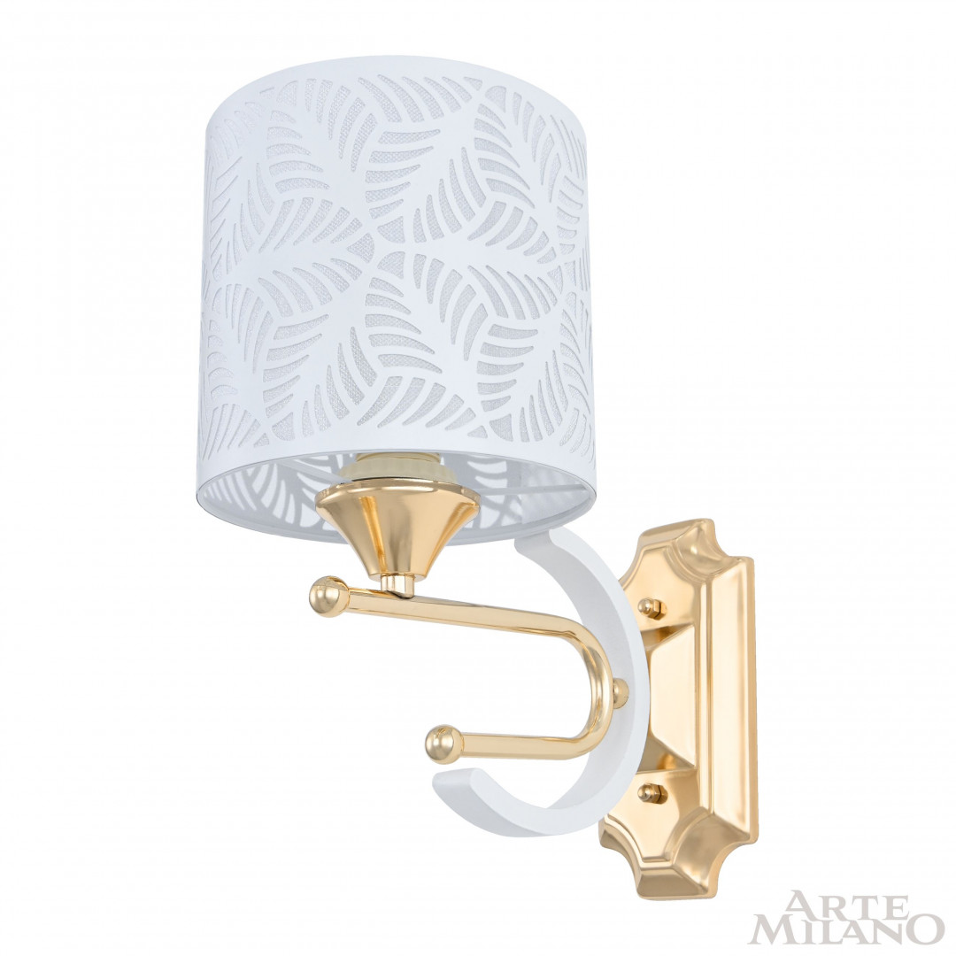 Бра с плафоном 302097/1W Wh/Gd Arte Milano
