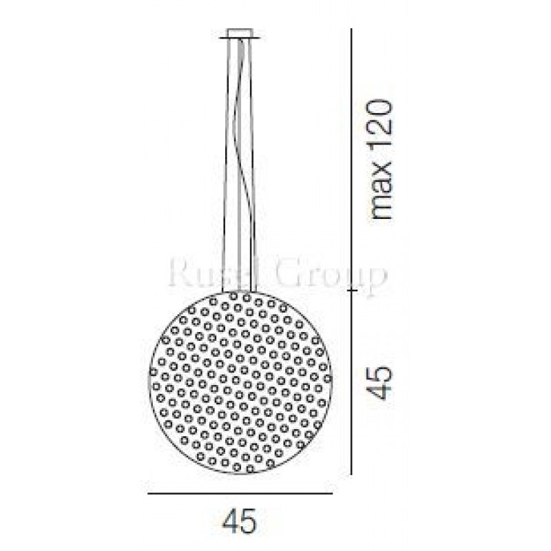 Подвесной светильник Vistosi RINA SP 45C