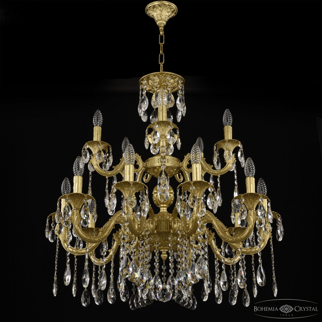 Люстра хрустальная AL79101/10+5/250/2D A AG Bohemia Ivele Crystal