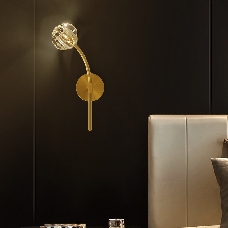 Настенный светильник RH E WALL L1 Left Black by ImperiumLoft