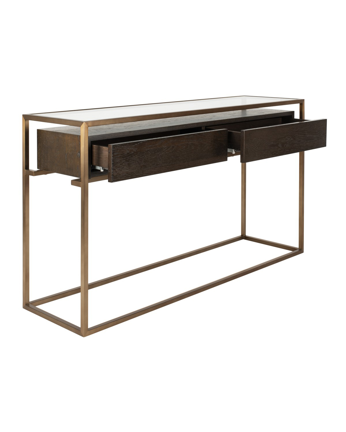 Коричневая консоль с ящиками Хэйворд Louvre Home LHFCNT140523IMT
