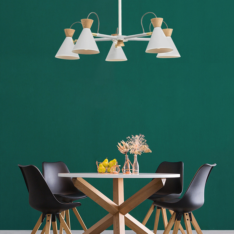 Люстра на штанге SINDRE D83 White by ImperiumLoft