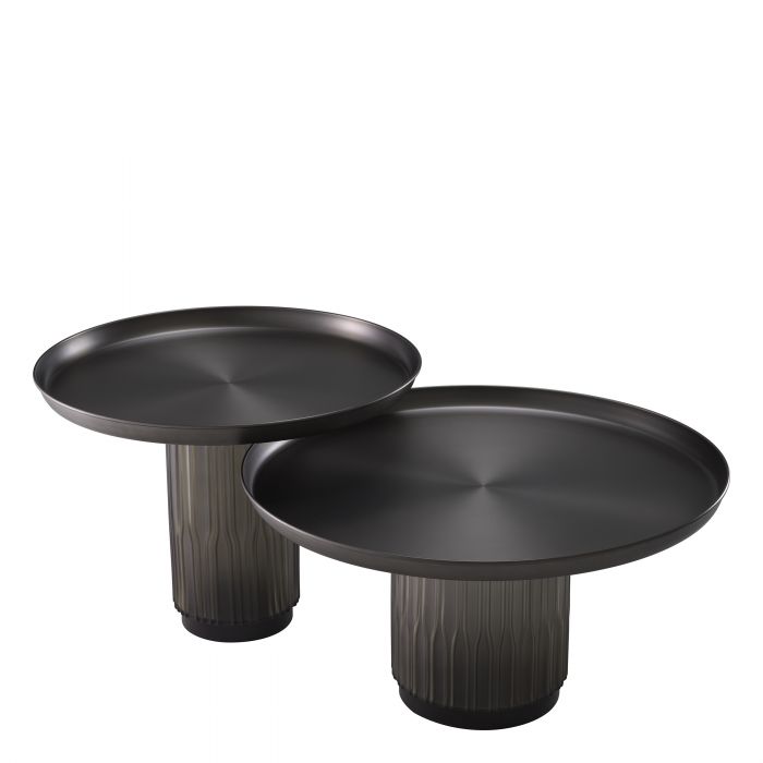 Кофейный Столик Eichholtz Zachary gunmetal finish set of 2 115561