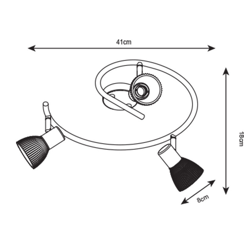 Спот Arte Lamp A5062PL-3SS