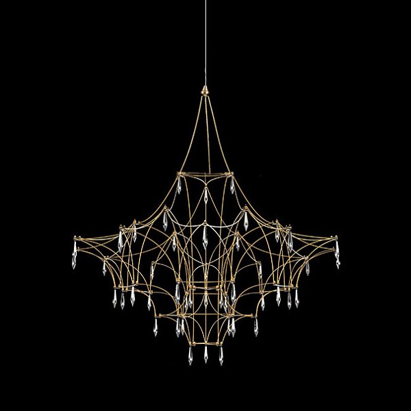Подвесная люстра MARQUISE D80 Gold by ImperiumLoft