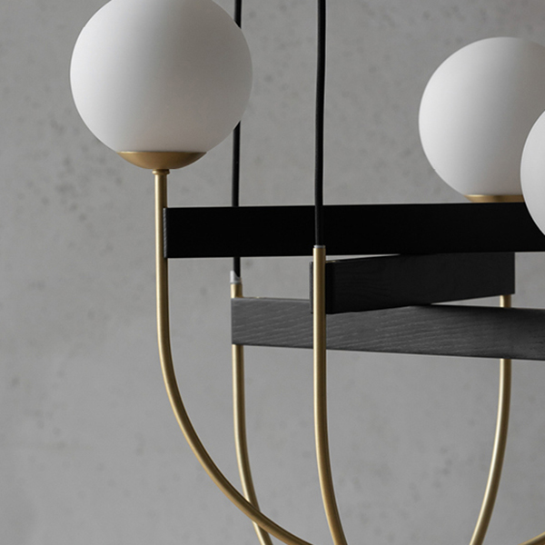 Подвесной светильник GIERTON D54 Dark brown by ImperiumLoft