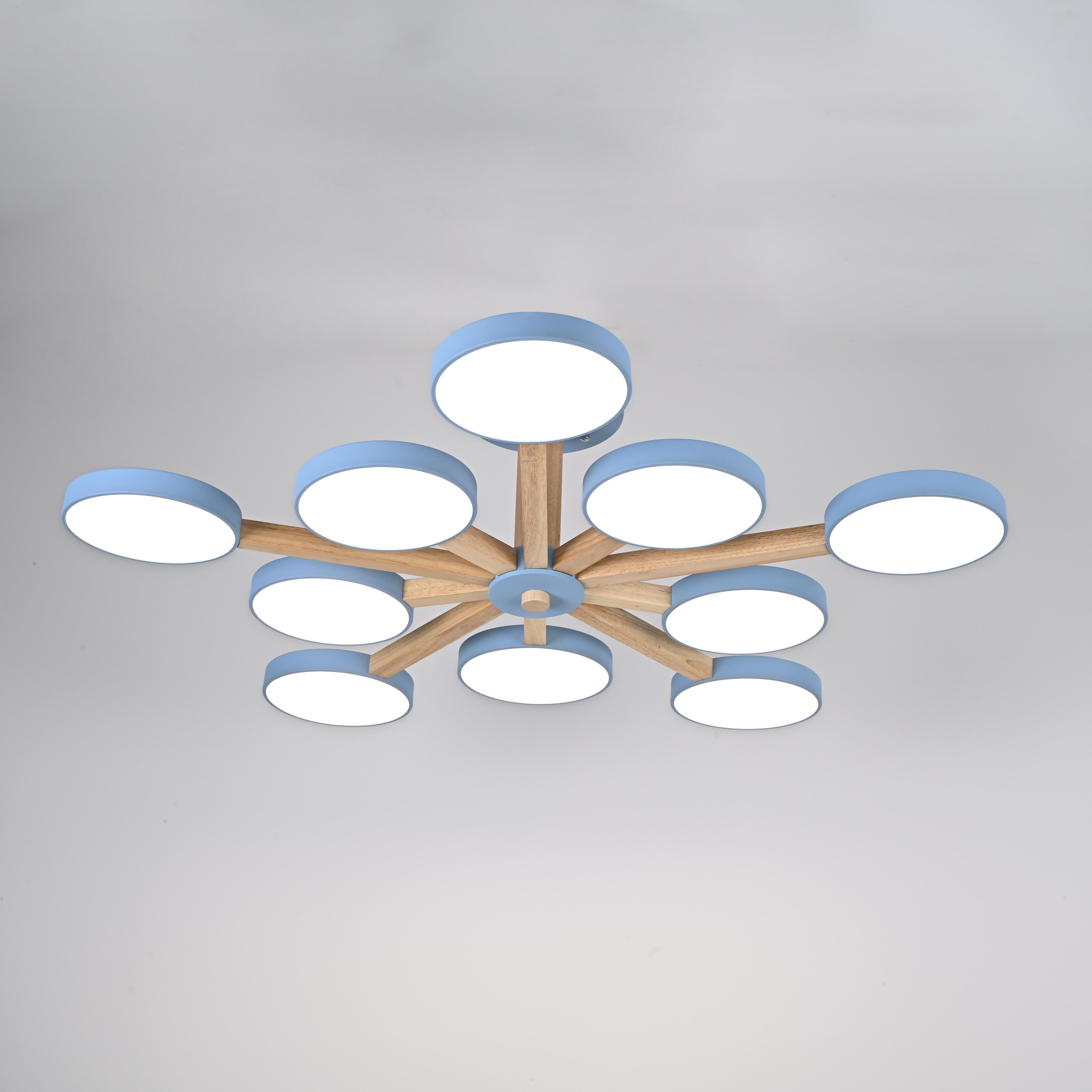 Потолочный светильник TURNA L10 Blue by ImperiumLoft