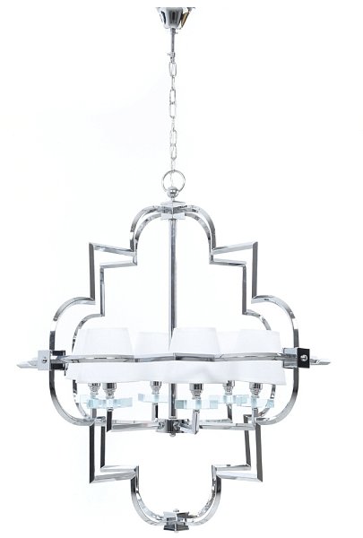Подвесная люстра Lumina Deco LDP 8020-6 CHR+WT