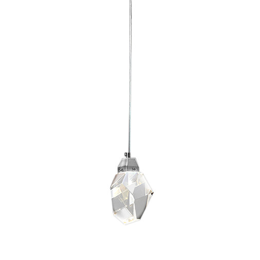 Подвесной светильник  Delight Collection Crystal rock 1 chrome