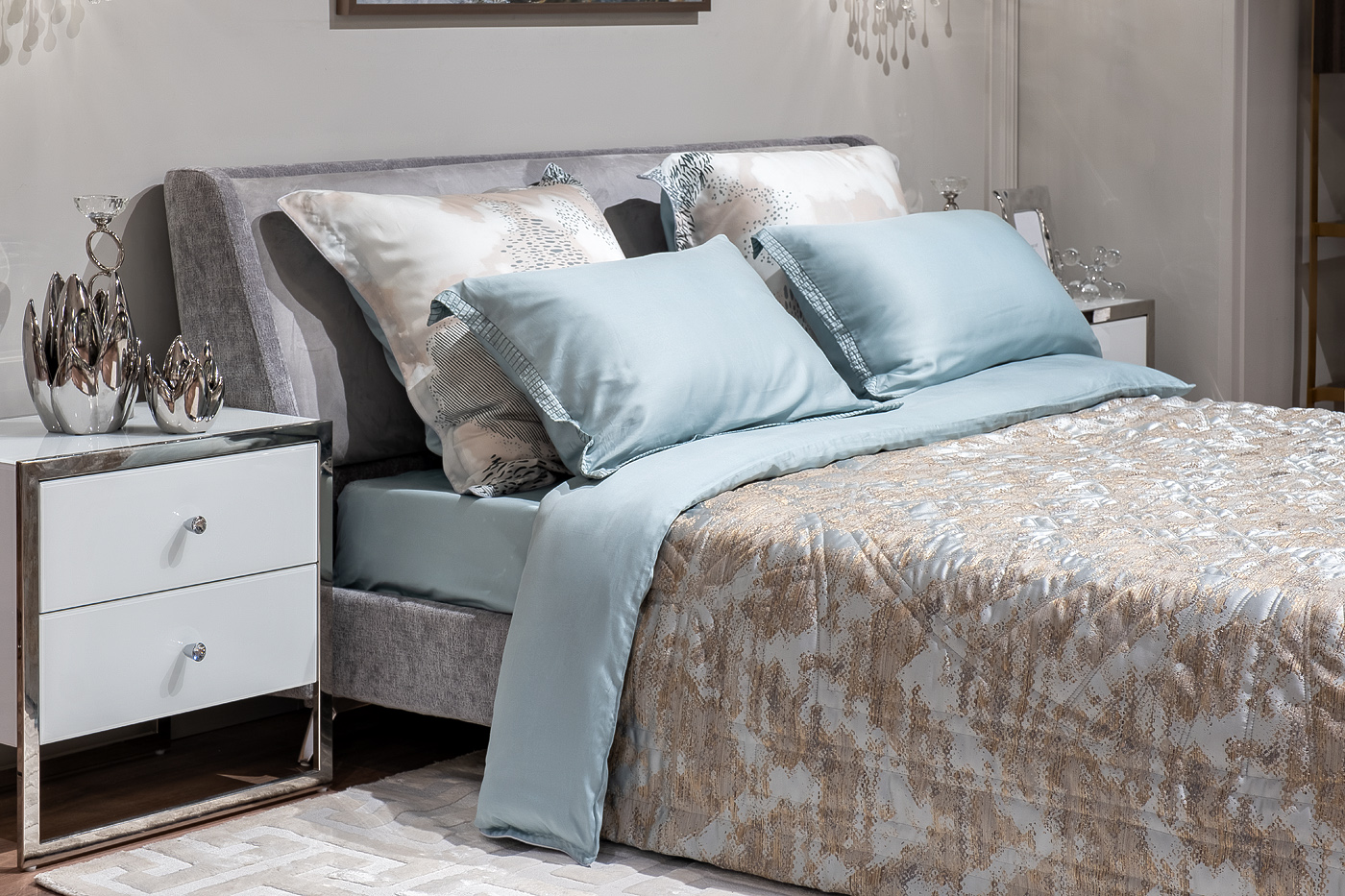 Покрывало Bromley Art Deco 260х260см Garda Decor 121GD-14604